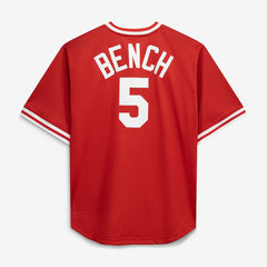 Johnny Bench Cincinnati Reds Mitchell & Ness Cooperstown Collection Big & Tall Mesh Batting Practice Jersey - Red Jerseys
