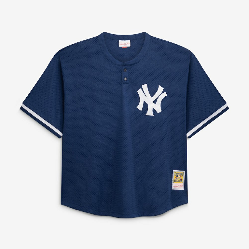Mariano Rivera New York Yankees Mitchell & Ness Cooperstown Collection Big & Tall Mesh Batting Practice Jersey - Navy Jerseys