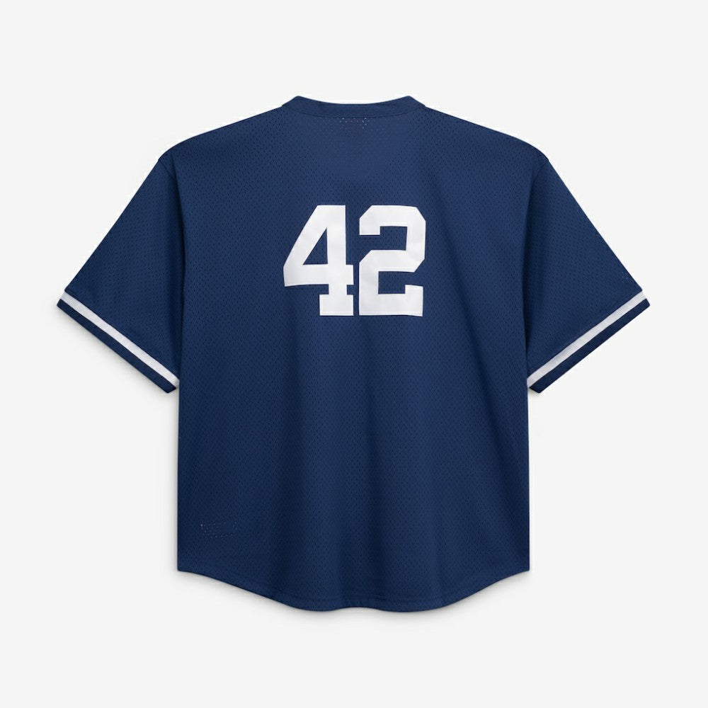 Mariano Rivera New York Yankees Mitchell & Ness Cooperstown Collection Big & Tall Mesh Batting Practice Jersey - Navy Jerseys