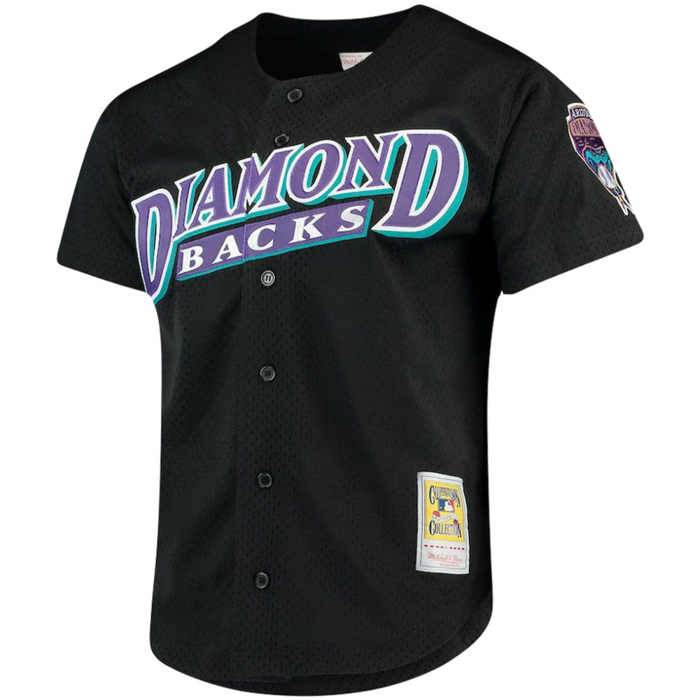 Randy Johnson Arizona Diamondbacks Mitchell & Ness Big & Tall Cooperstown Mesh Batting Practice Jersey - Black Jerseys