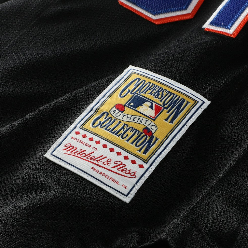 Mike Piazza New York Mets Mitchell & Ness Big & Tall Cooperstown Mesh Batting Practice Jersey - Black Jerseys