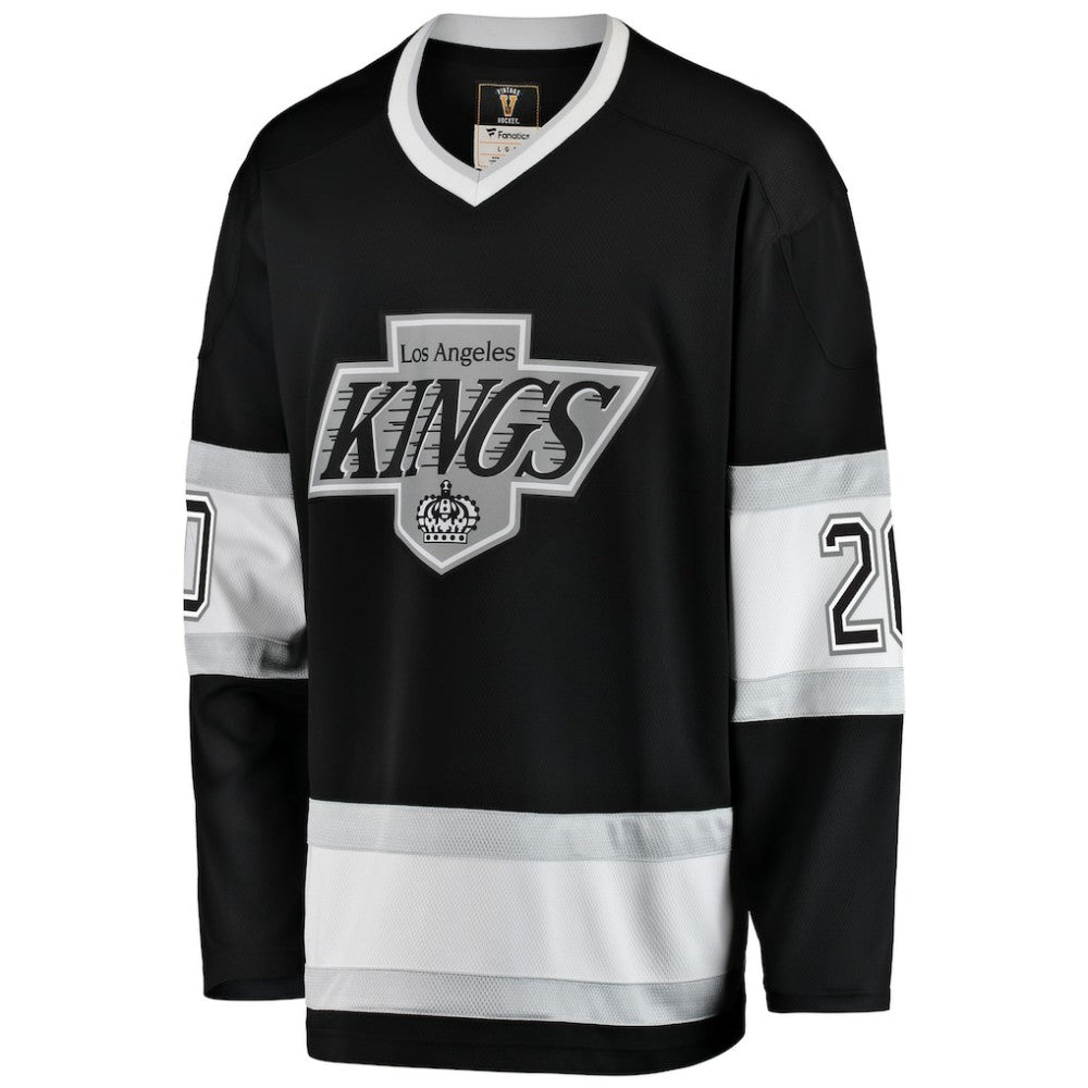 NHL Luc Robitaille Los Angeles Kings Fanatics Premier Breakaway Retired Player Jersey - Black