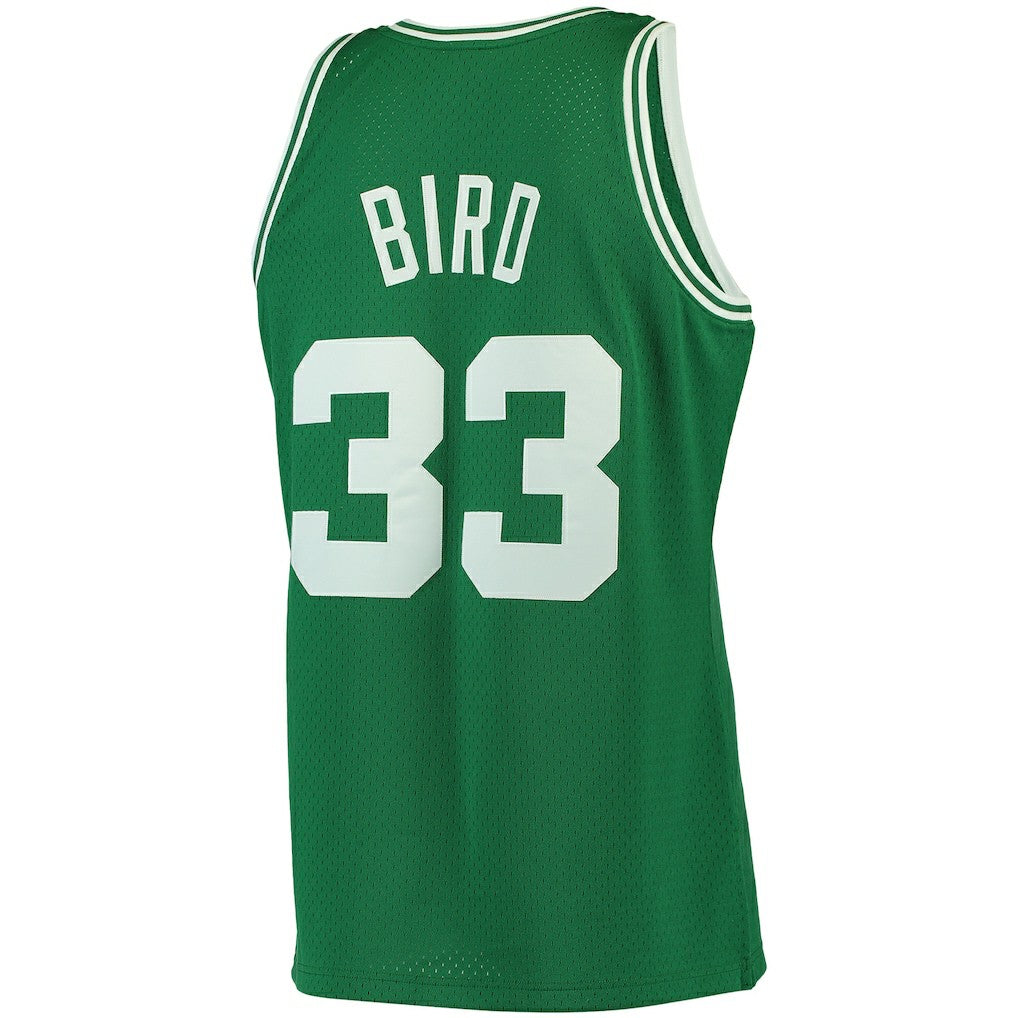 Larry Bird Boston Celtics 1985/86 Big & Tall Hardwood Classics Swingman Jersey Kelly Green