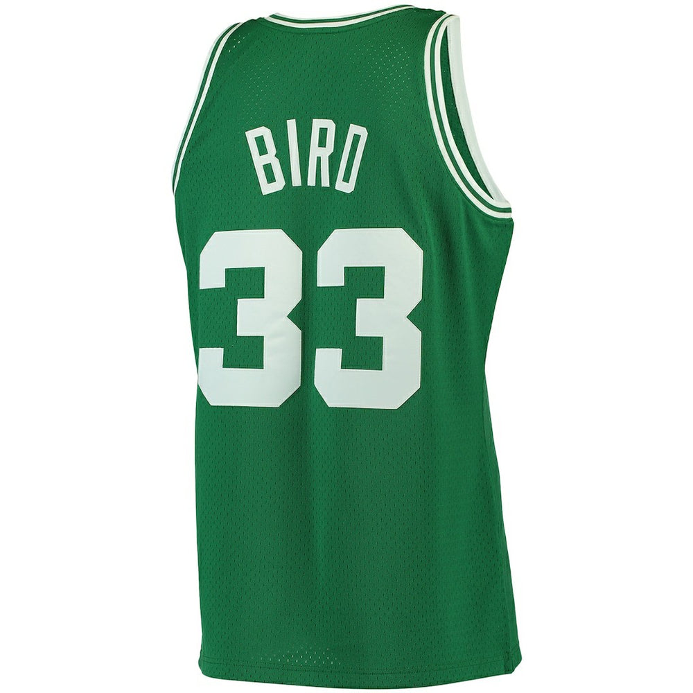 Larry Bird Boston Celtics 1985/86 Big & Tall Hardwood Classics Swingman Jersey Kelly Green