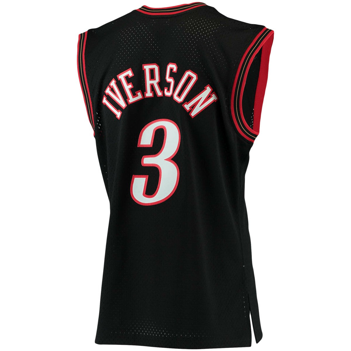 Allen Iverson Philadelphia 76ers 2000/01 Big & Tall Hardwood Classics Swingman Jersey Black