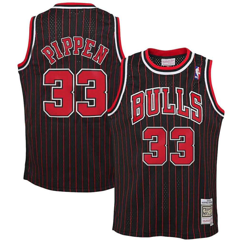 Scottie Pippen Chicago Bulls Big & Tall Hardwood Classics Swingman Jersey Black