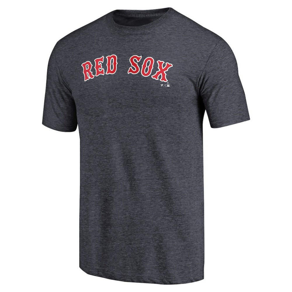 Boston Red Sox Team Wordmark Tri-Blend T-Shirt - Navy T-shirts