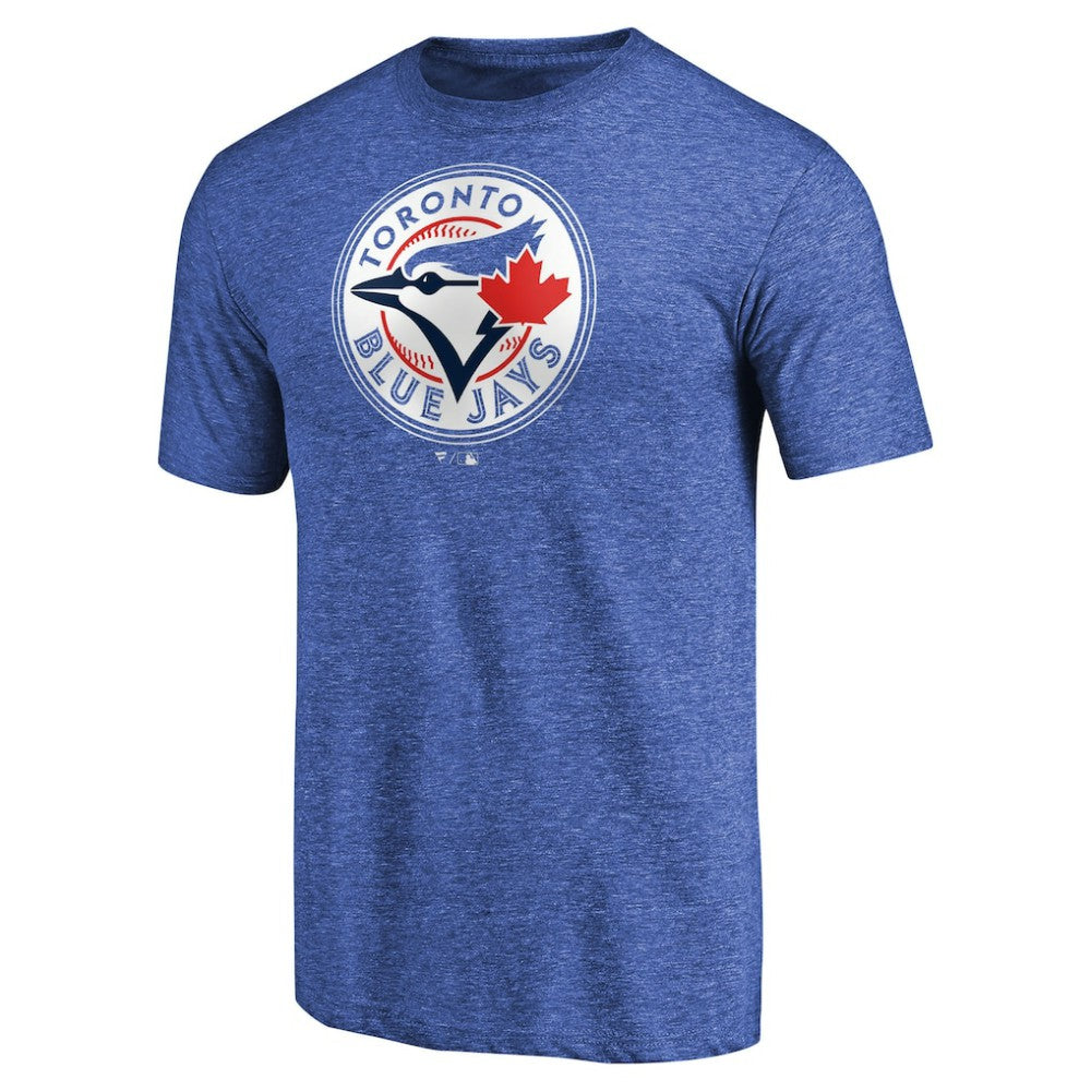Toronto Blue Jays Team Wordmark Tri-Blend T-Shirt - Royal T-shirts