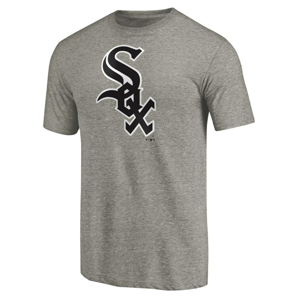 Chicago White Sox Team Wordmark Tri-Blend T-Shirt - Gray T-shirts
