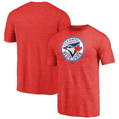 Toronto Blue Jays Team Wordmark Tri-Blend T-Shirt - Red T-shirts