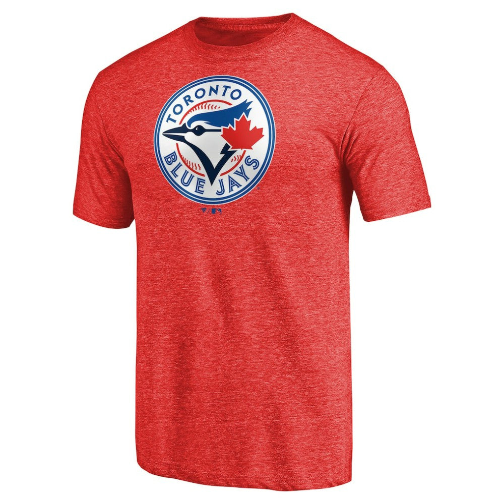 Toronto Blue Jays Team Wordmark Tri-Blend T-Shirt - Red T-shirts