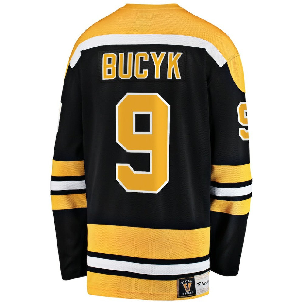 NHL John Bucyk Boston Bruins Fanatics Premier Breakaway Retired Player Jersey - Black