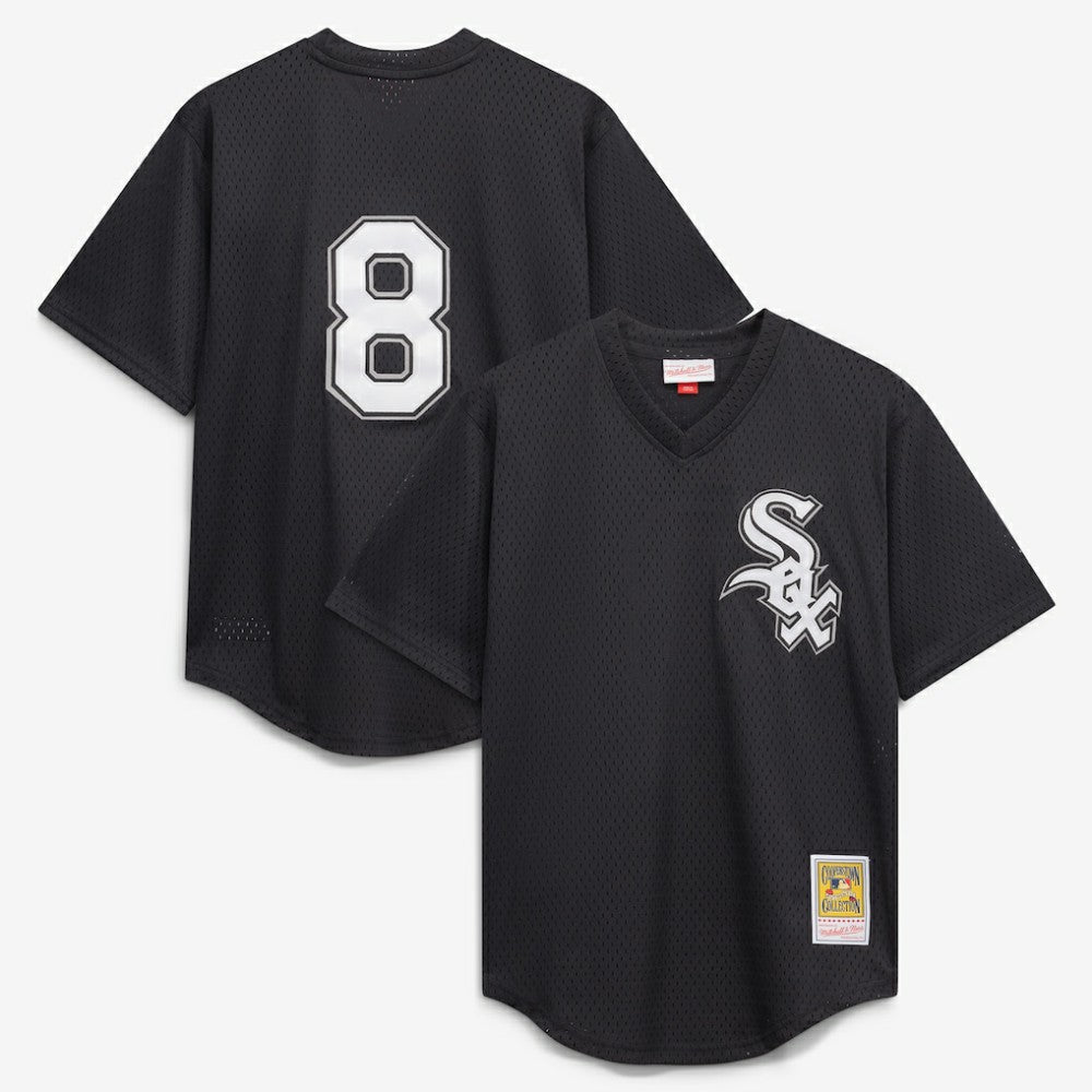Bo Jackson Chicago White Sox Mitchell & Ness Youth Cooperstown Collection Mesh Batting Practice Jersey - Black Jerseys