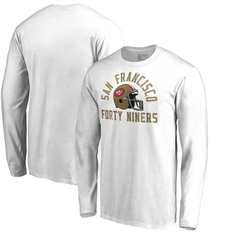 San Francisco 49ers Quinten Helmet Long Sleeve T-Shirt White