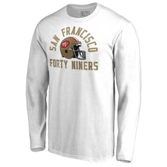 San Francisco 49ers Quinten Helmet Long Sleeve T-Shirt White