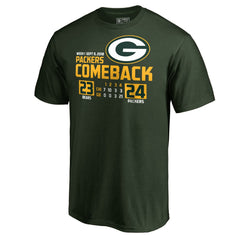 Green Bay Packers The Comeback T-Shirt Green
