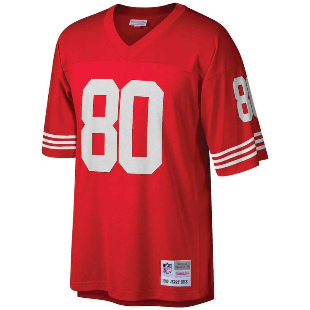 Jerry Rice San Francisco 49ers Big & Tall 1990 Retired Player Replica Jersey Scarlet