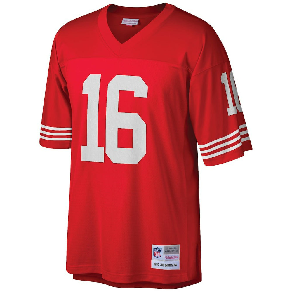 Joe Montana San Francisco 49ers Big & Tall 1990 Retired Player Replica Jersey Scarlet