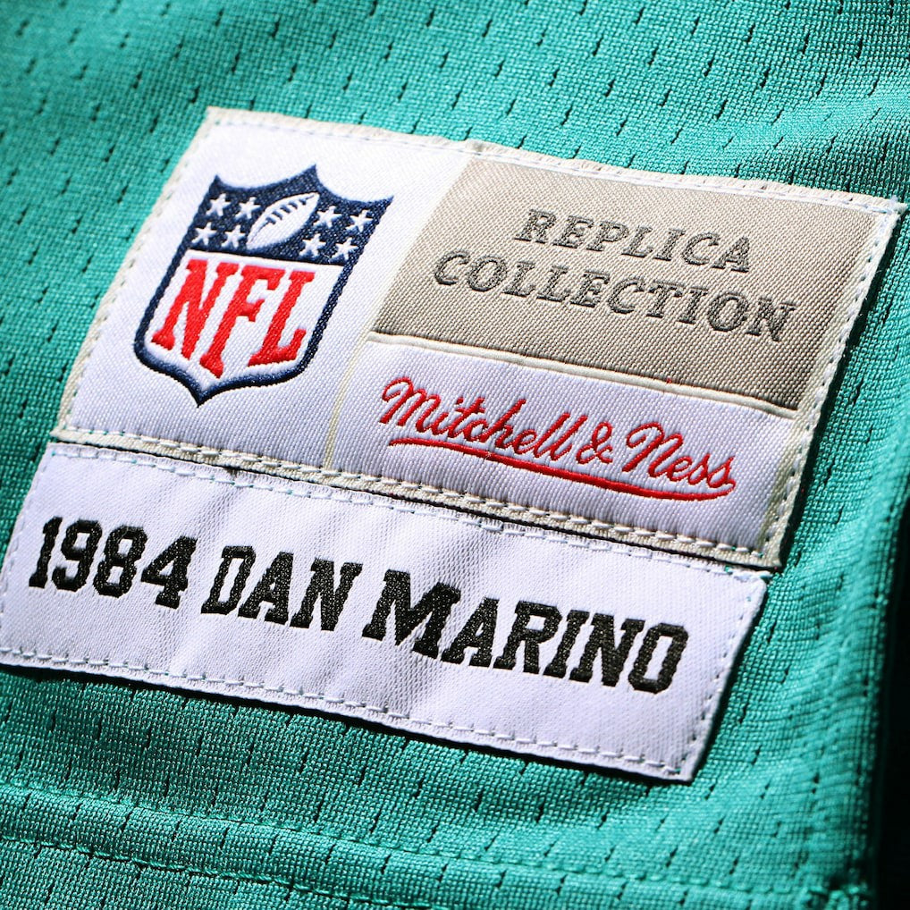 Dan Marino Miami Dolphins Big & Tall 1984 Retired Player Replica Jersey Aqua