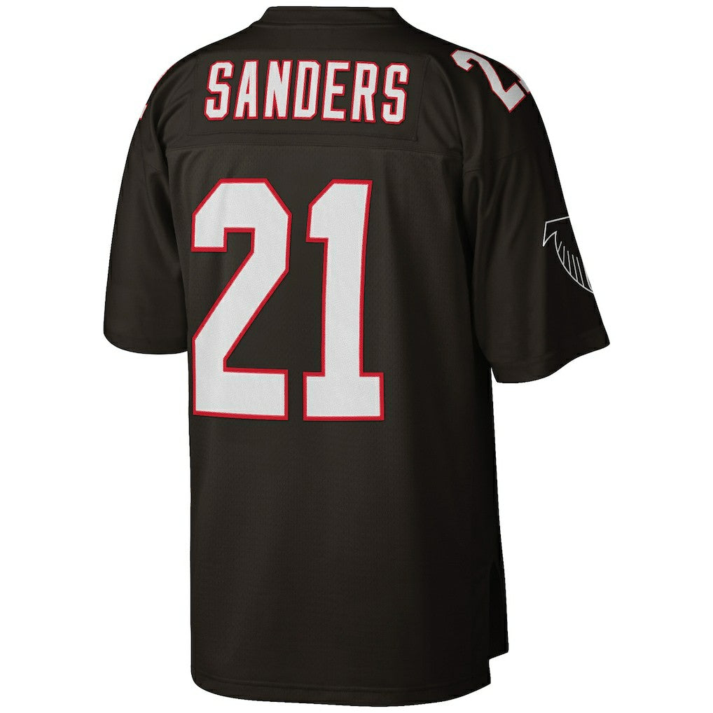 Deion Sanders Atlanta Falcons Big & Tall 1992 Retired Player Replica Jersey Black