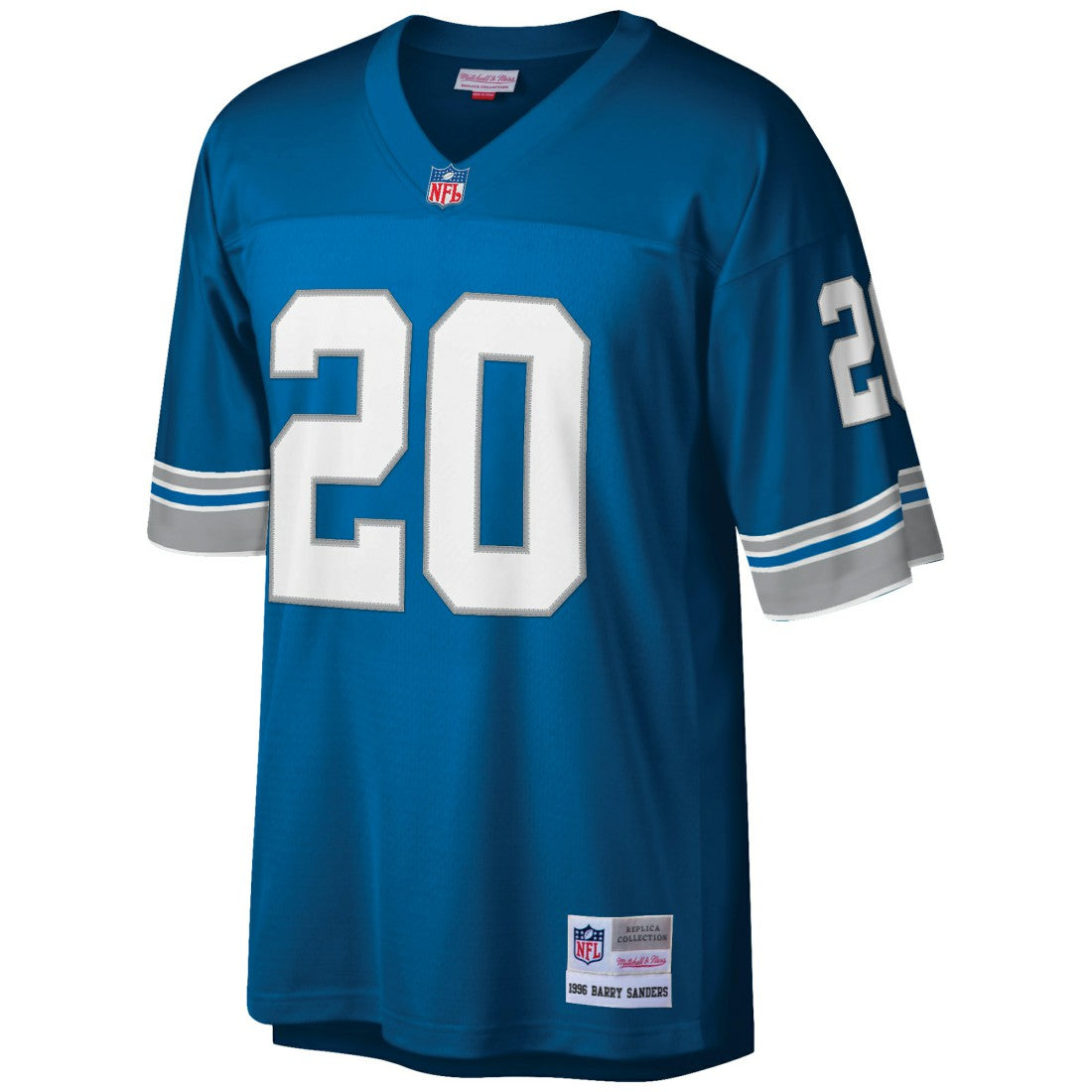 Barry Sanders Detroit Lions Big & Tall 1996 Retired Player Replica Jersey Blue