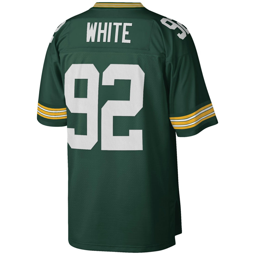 Reggie White Green Bay Packers Big & Tall 1996 Retired Player Replica Jersey Green