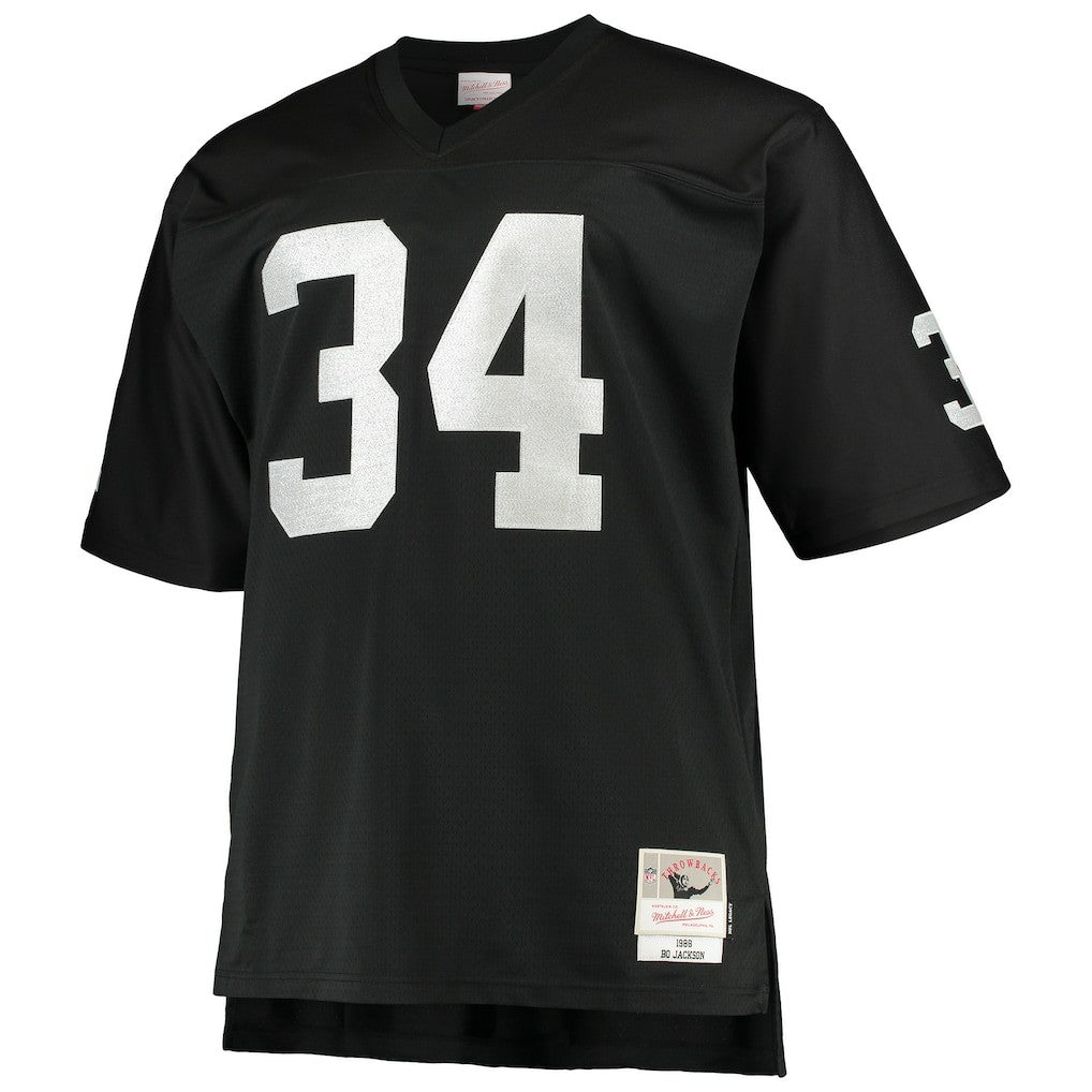 Bo Jackson Las Vegas Raiders Big & Tall 1988 Retired Player Replica Jersey Black