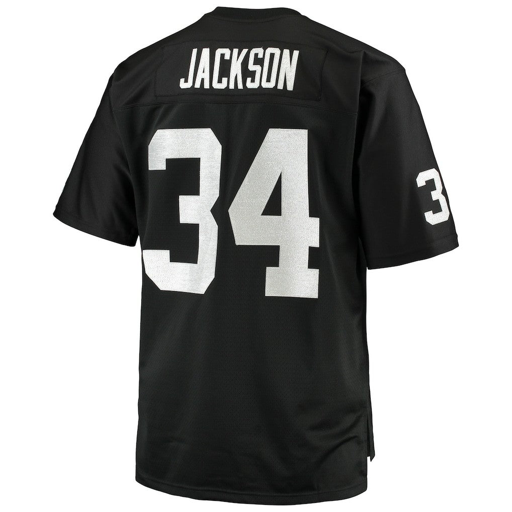 Bo Jackson Las Vegas Raiders Big & Tall 1988 Retired Player Replica Jersey Black