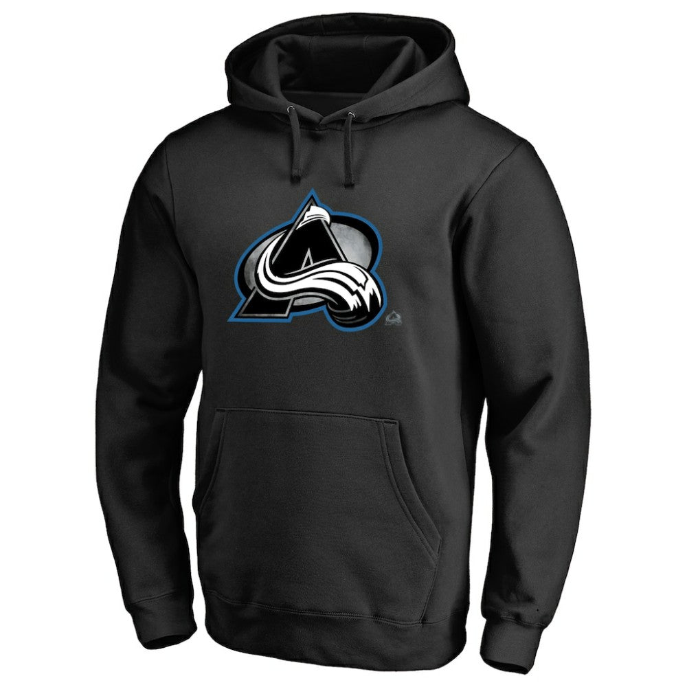 NHL Colorado Avalanche Core Smoke Pullover Hoodie - Black