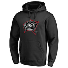 NHL Columbus Blue Jackets Core Smoke Pullover Hoodie - Black