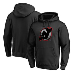 NHL New Jersey Devils Core Smoke Pullover Hoodie - Black