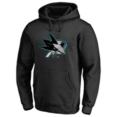 NHL San Jose Sharks Core Smoke Pullover Hoodie - Black