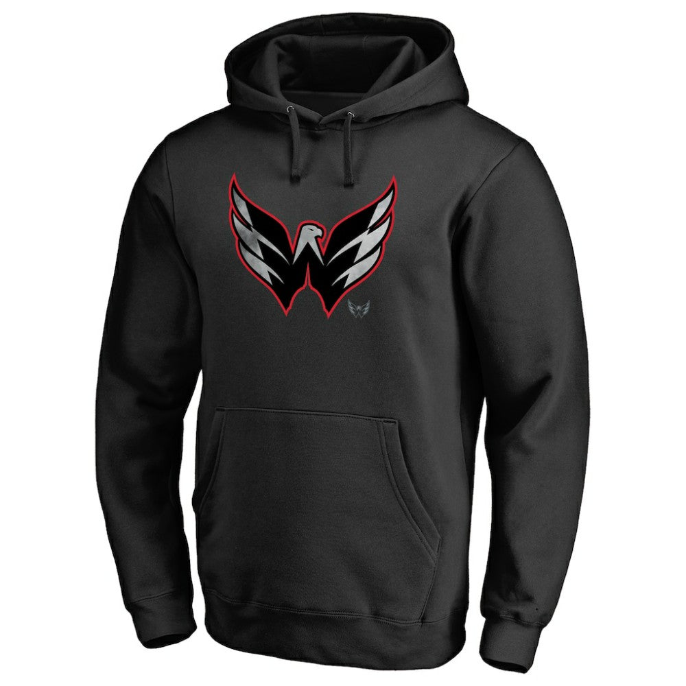 NHL Washington Capitals Core Smoke Pullover Hoodie - Black