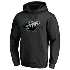 NHL Minnesota Wild Core Smoke Pullover Hoodie - Black