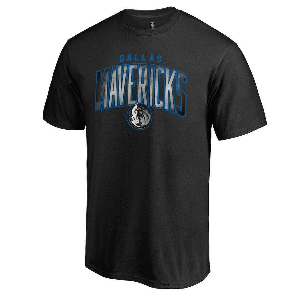 Dallas Mavericks Arch Smoke T-Shirt Black
