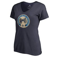 NHL Columbus Blue Jackets Women's Team Alternate V-Neck T-Shirt - Navy