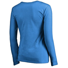 NHL St. Louis Blues Women's Team Alternate Long Sleeve V-Neck T-Shirt - Blue
