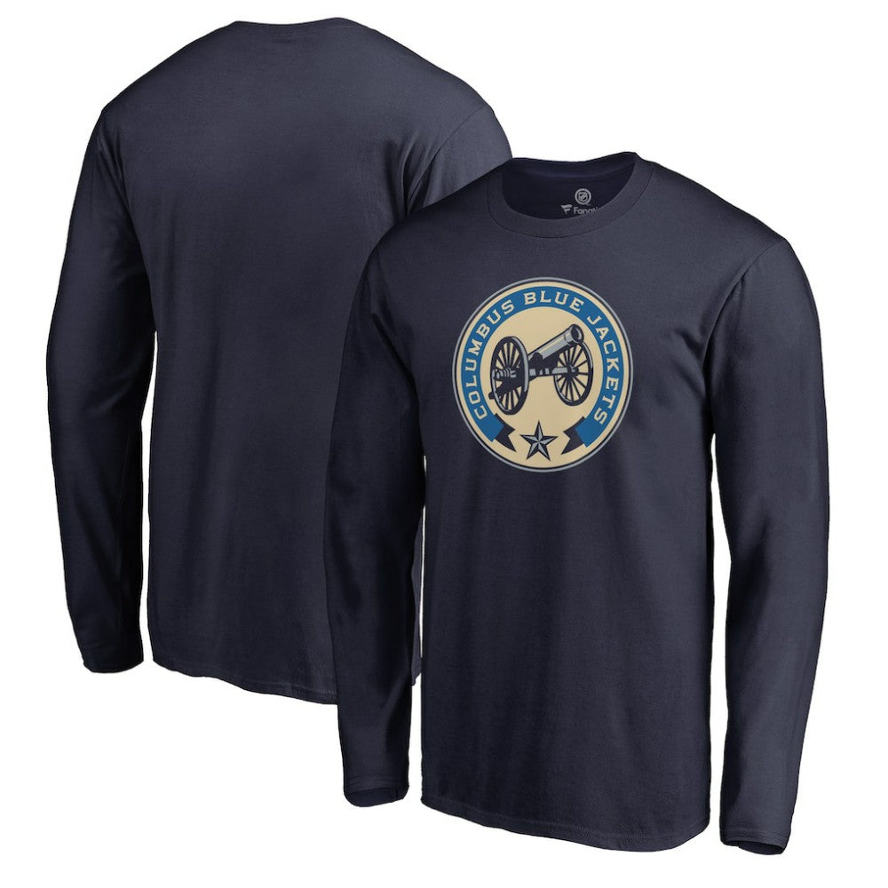 NHL Columbus Blue Jackets Team Alternate Long Sleeve T-Shirt - Navy