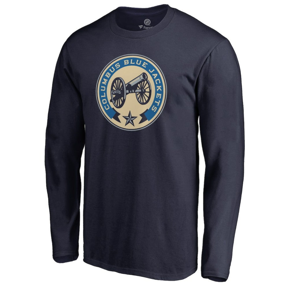 NHL Columbus Blue Jackets Team Alternate Long Sleeve T-Shirt - Navy