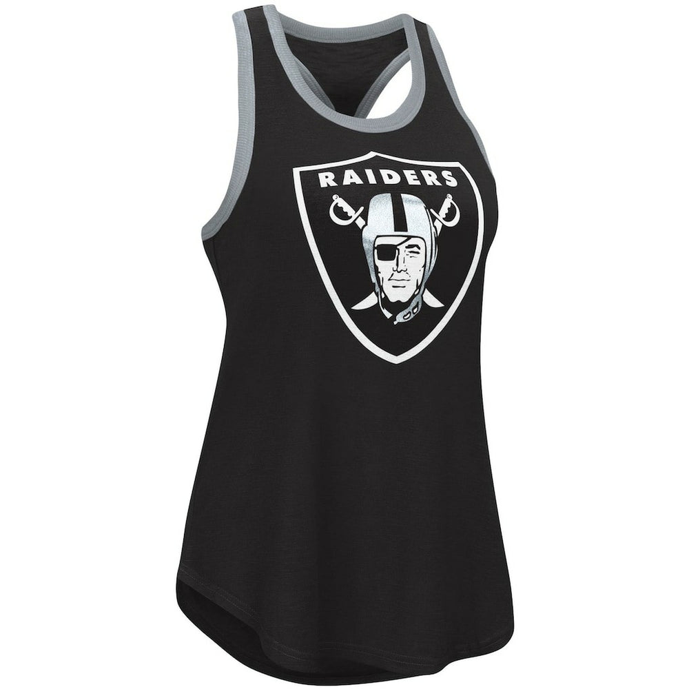 Las Vegas Raiders G-III 4Her by Carl Banks Women's Tater Tank Top Black