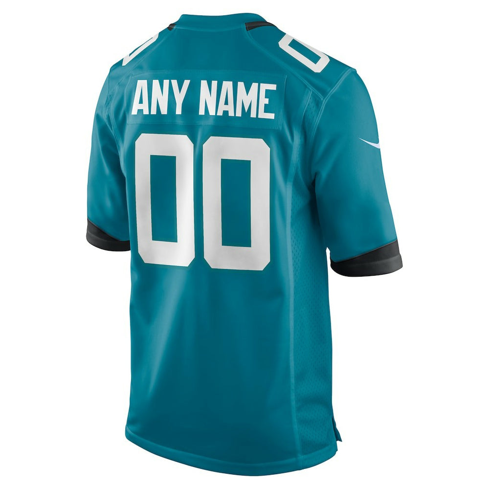 Jacksonville Jaguars Youth Custom Game Jersey Teal