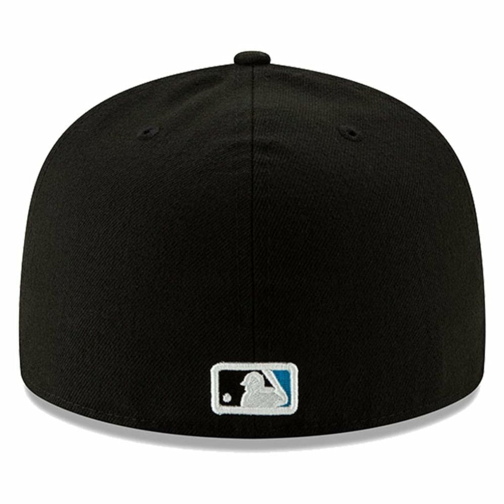 Miami Marlins New Era On-Field Authentic Collection 59FIFTY Fitted Hat - Black Hats