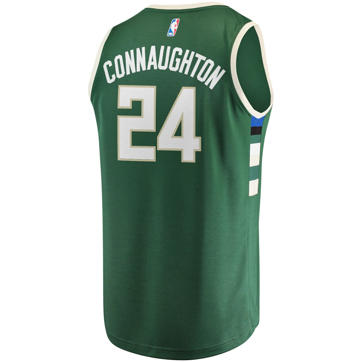 Pat Connaughton Milwaukee Bucks Fast Break Replica Jersey Icon Edition Hunter Green