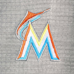 Miami Marlins Vineyard Vines Performance Sankaty Half-Zip Pullover Top - Heather Gray Pullover