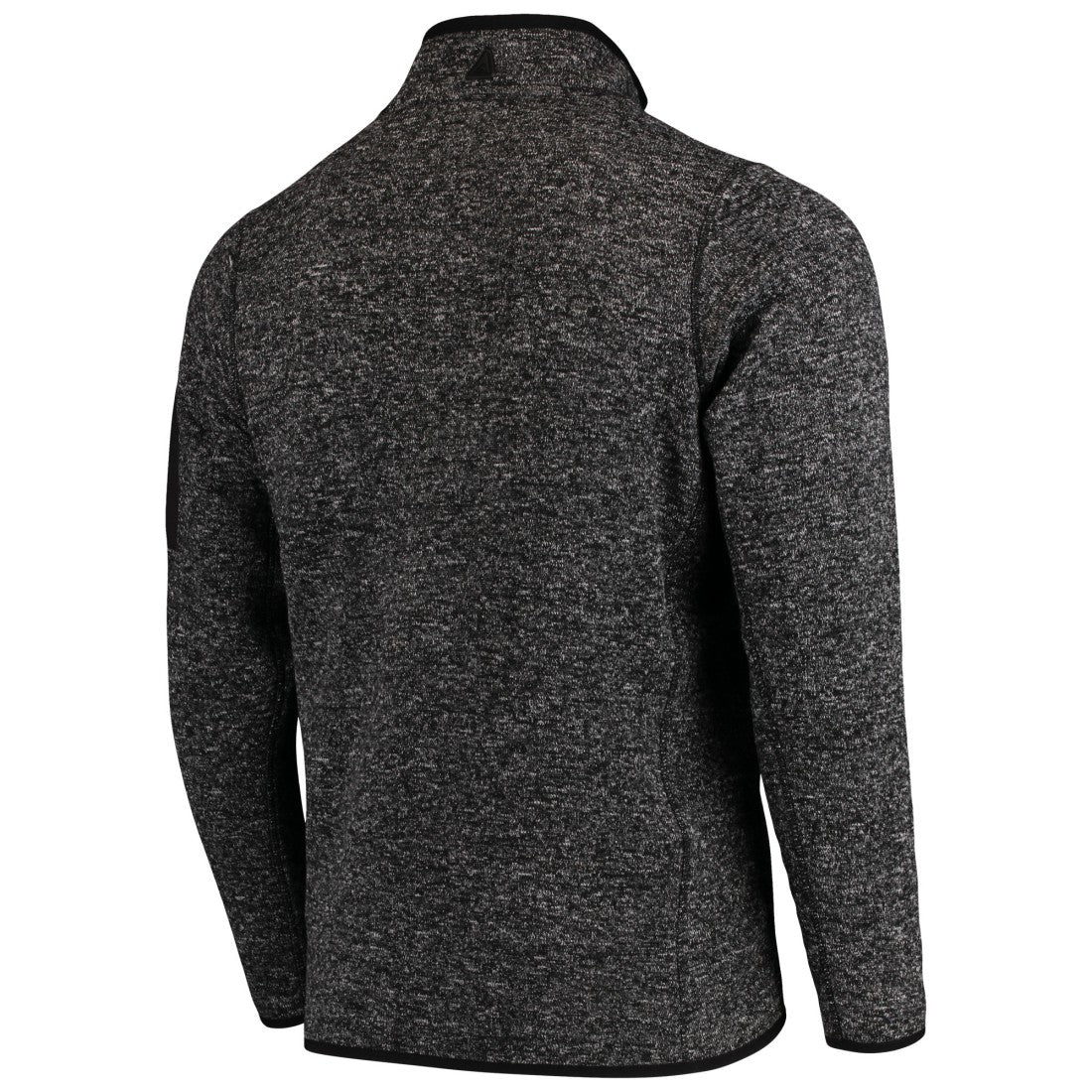 Denver Broncos Antigua Fortune Quarter-Zip Pullover Jacket Heather Black