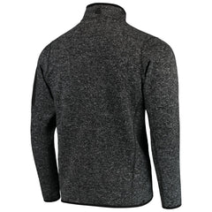 Green Bay Packers Antigua Fortune Quarter-Zip Pullover Jacket Heather Black