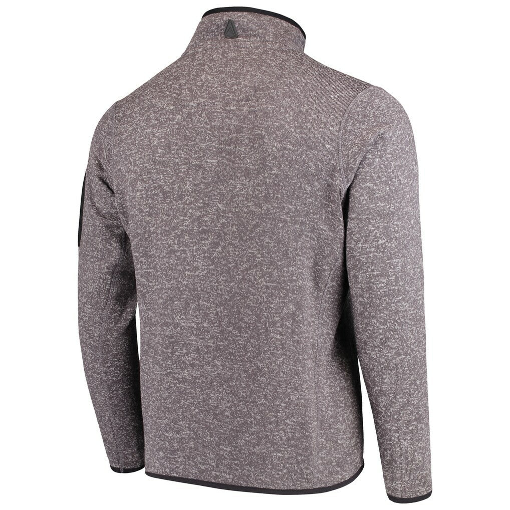 Minnesota Vikings Antigua Fortune Quarter-Zip Pullover Jacket Charcoal