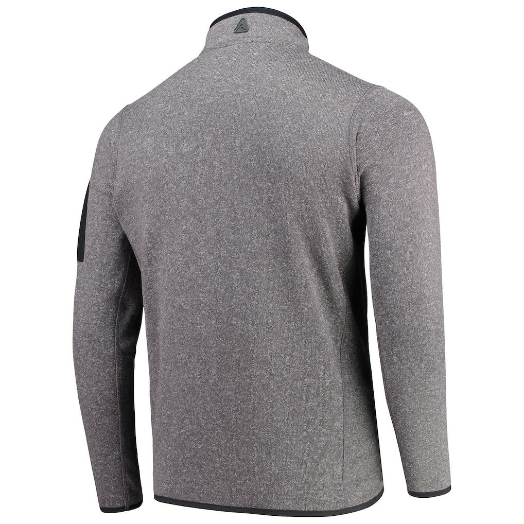 Pittsburgh Steelers Antigua Fortune Quarter-Zip Pullover Jacket Charcoal