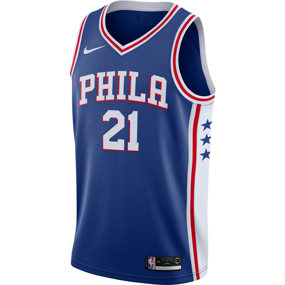 Joel Embiid Philadelphia 76ers 2019/2020 Swingman Jersey Icon Edition Royal