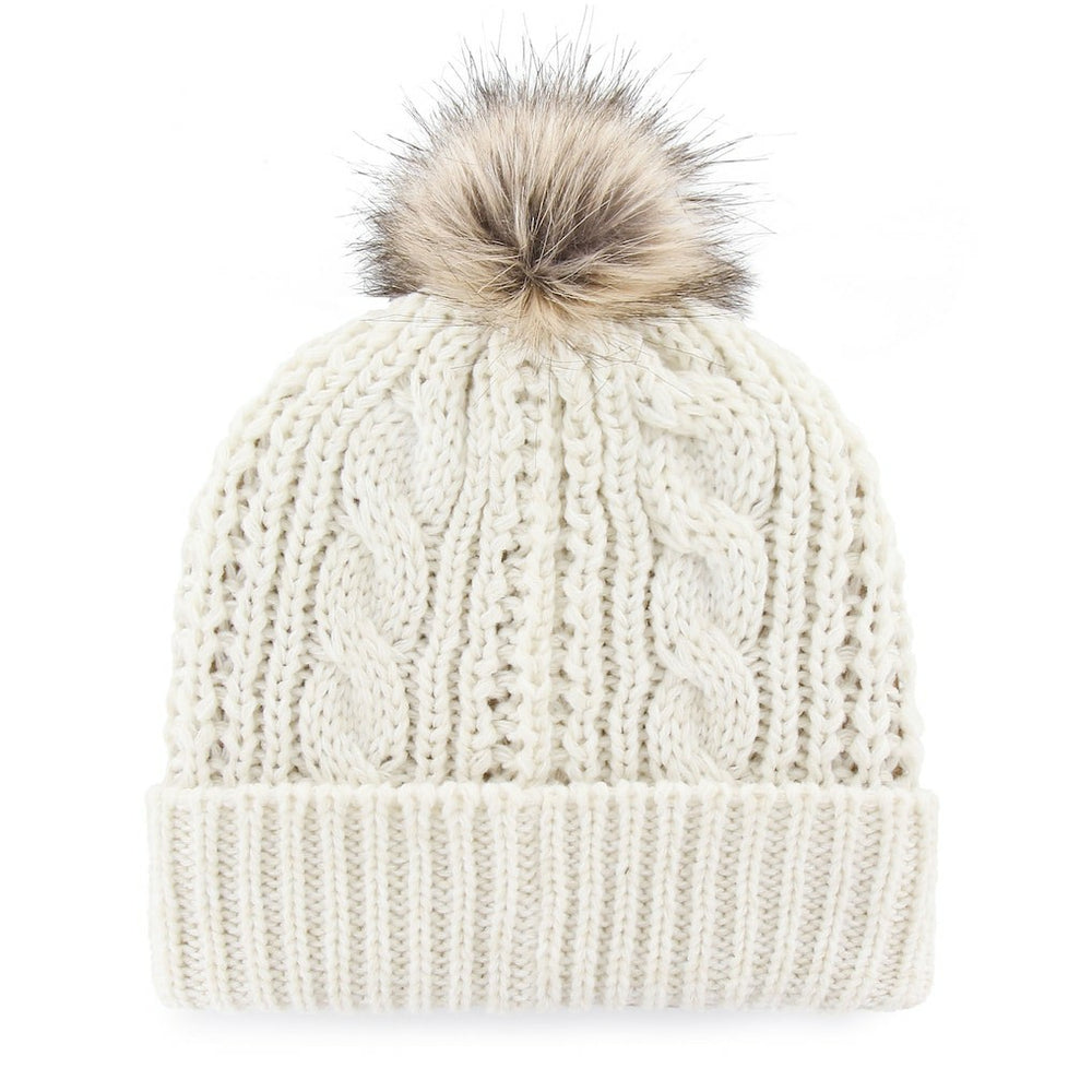 San Francisco 49ers '47 Women's Meeko Cuffed Knit Hat With Pom White
